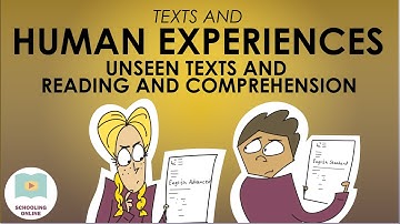 Human Experiences - Reading Comprehension, Unseen Texts | HSC Texts and Human Experiences Lesson 6