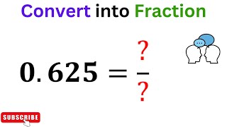 🤯 0.625 as a Fraction? Prepare to Be Amazed!