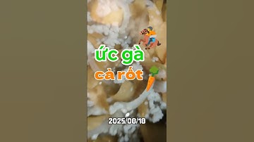 bổ sung đạm bằng thịt gà xào cà rốt ngọt nước #food #shorts #lemoncoder