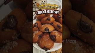 Soft Chocolate Filled Donuts 🍩✨ #shorts #mustwatch #ytshorts