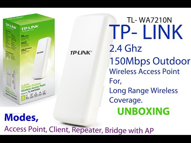 TL-WA7210N, 2.4GHz 150Mbps Outdoor Wireless Access Point