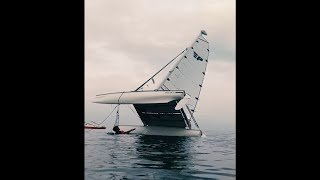 How to right a catamaran on your own!