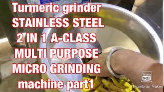 Turmeric Grinder Stainless Steel 2 In 1 A-Cl Multi Purpose Micro Grinding Part191 90390 88841