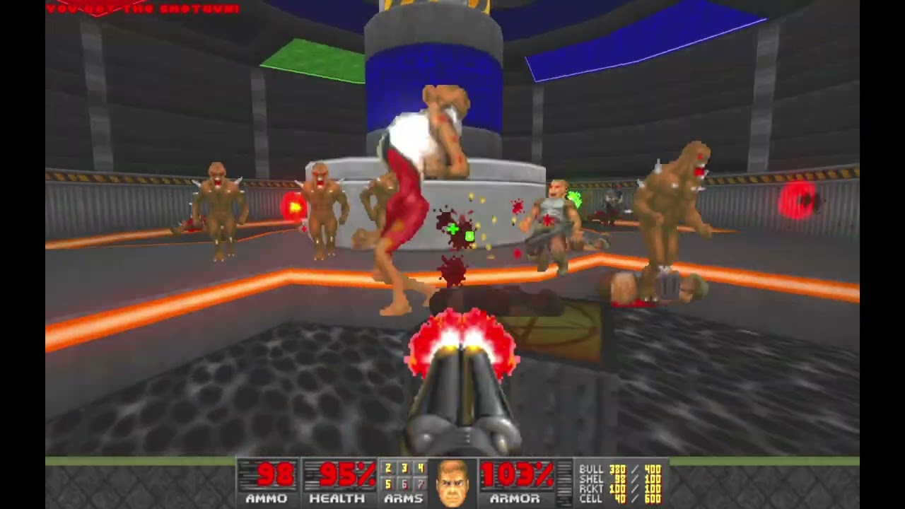 Man on the Moon Doom 2 Map Blind Playthrough (No Commentary)