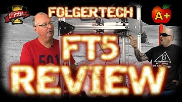 Official Folger Tech FT5 Large Scale 3d Printer Kit Review! With Discount Code!