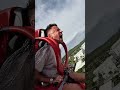 ROLLER COASTER REACTION! 🎢 Regretting life choices in 3, 2, 1... 😂 #RollerCoaster #Funny #Fear
