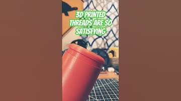 3d printed threads are so satisfying #3dprinting