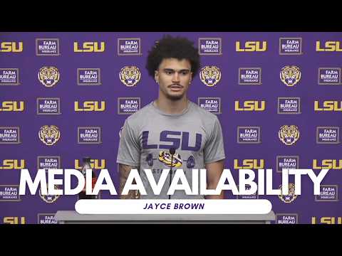 Jayce Brown Post Practice Media Availability - 4/9/2026
