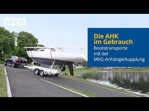 MVG-Anhängerkupplungen in der Anwendung: Boot