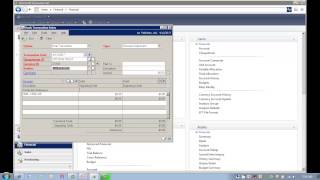 Microsoft Dynamics GP - How to process a bank transaction