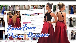New Styles of A-line Halter Open Back Long Prom Dress For Teenagers - FansFavs.com