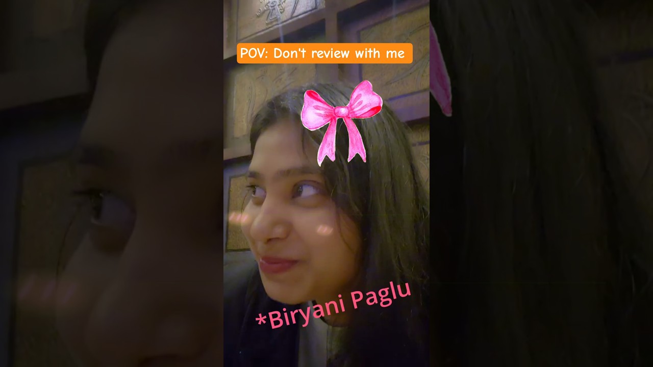 Trying briyani in pune. 