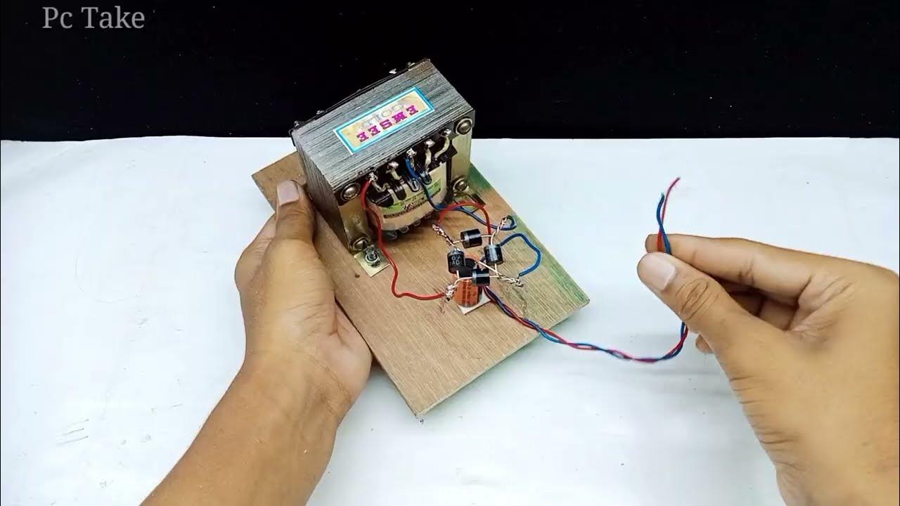 How To Make 12 Volt 5 Amp Power Supply At Home || 12 Volt DC Power