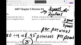 Mr. Pass - Accelerated Period 3 - Chapter 5 Test Review