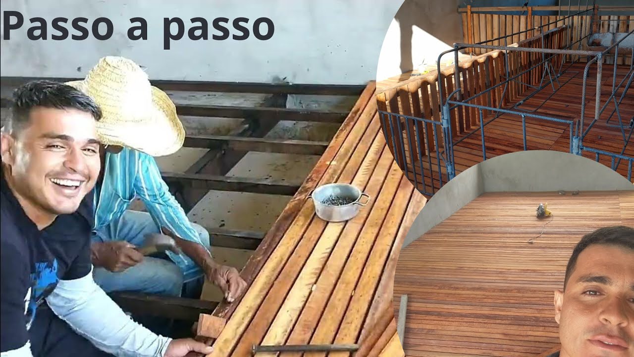 maternidade de de piso ripado, veja o passo a passo nesse vídeo