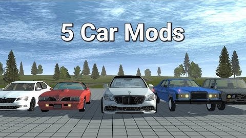 5 Car Mods | Simple Car Crash Physics Simulator