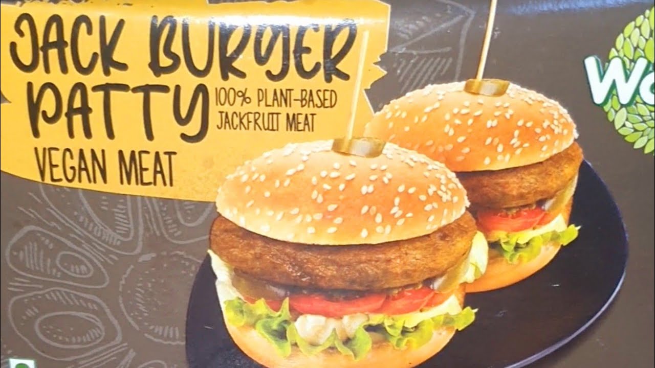 JACKFRUIT MEAT BURGER JACK BURGER PATTY VEGAN MEAT YouTube
