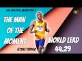 Full race  letsile tebogo set 400m world lead  is he the man to beat  asa athletics grand prix 2