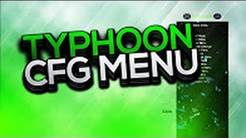 [Mw2/1.14] Typhoon | CFG Mod Menu | Nice Design | + Download | 2016