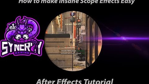 How to do Insane Scope effects with Adobe After Effects