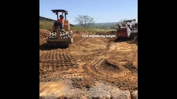 JCB ki khudai | soil compaction |leveling by machine #shorts #shortvideo #viral #civil engineering