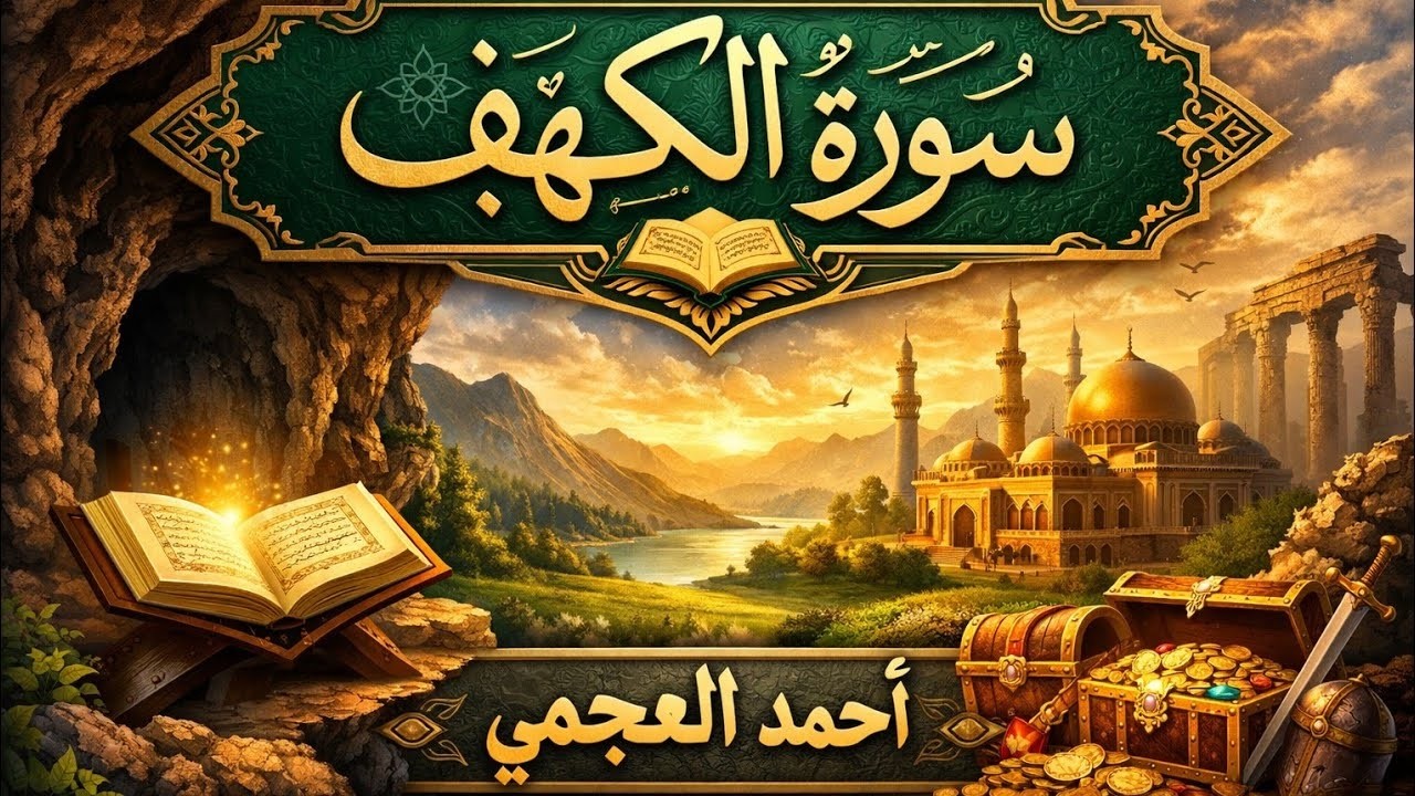 سورة الكهف كاملة بصوت أحمد العجمي | تلاوة متواصلة تهز القلوب وتملأ القلب نورًا