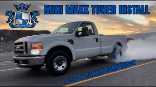 6.4 Powerstroke Mini Maxx diesel tuner install “how to”