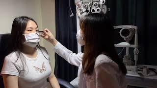 How to do Pupil testing Optometry English Asia University 亞大視光