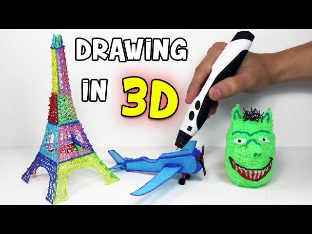 3D Pen | How to draw in 3D using a 3D pen - YouTube