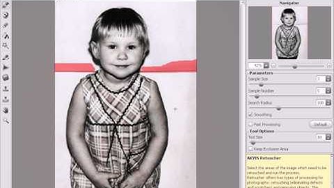 AKVIS Retoucher: Repairing An Old Portrait