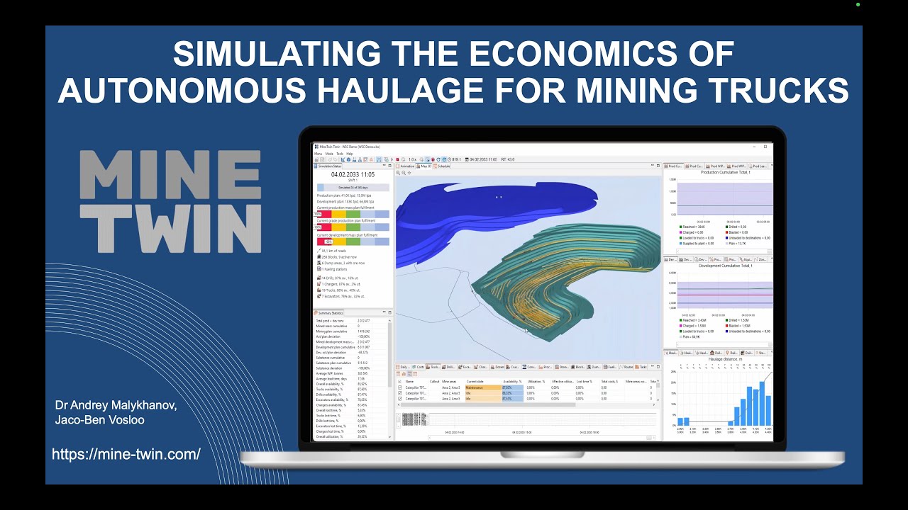 Simulating the Economics of Autonomous Haulage for Mining Trucks | WSC ...