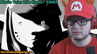 (my thoughts exactly) Mario Tries Life Hacks - SMG4 - GoronGuyReacts