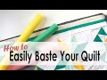 How to Easily Baste a Quilt with Pool Noodles with On Williams Street