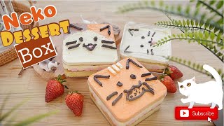 Neko Dessert Box ll KOREA'S LATEST CAKE BOX TREND ll Diary#26