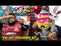 React fluminense 4x1 flabananas l na pscoa o pai da chocolate pro filho