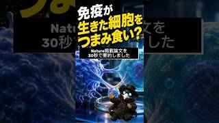 免疫は「死んだ細胞」だけじゃなく生きた細胞もつまみ食いしていた
