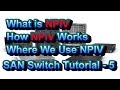 What Is And How NPIV Works Basics Of SAN Switch Part 5