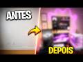 Transformei meu Quarto Vazio em um QUARTO GAMER!