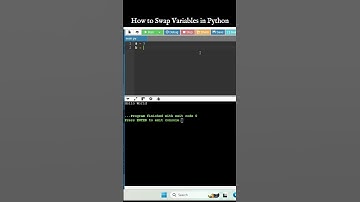 🔄 How to Swap Variables in Python | The Easiest Way! #pythonprogramming #python