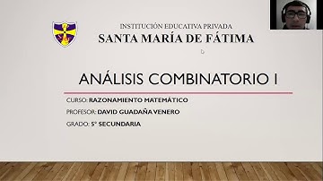 RM 5º SEC CLASE 21 ANÁLISIS COMBINATORIO I (PARTE 1)