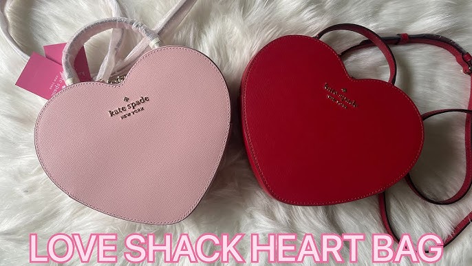 kate spade new york Amour Puffy Leather Heart Crossbody