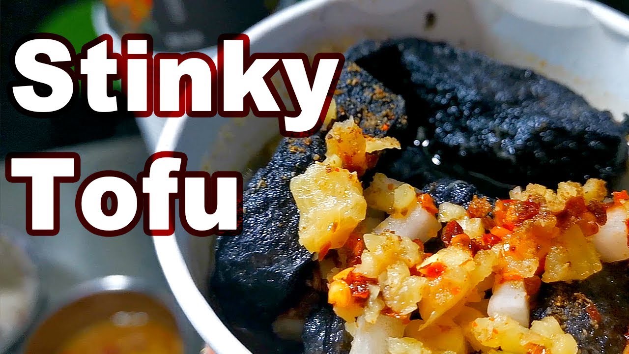 Black Stinky Tofu(Smelly bean curd) Best Street Food in China YouTube