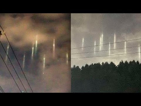 Video: Pilares de luz en el cielo: ¿qué es?