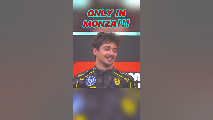 Tifosi goes wild with Leclerc Monza Win!