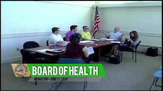 Abington Board of Health Meeting - 6/17/19