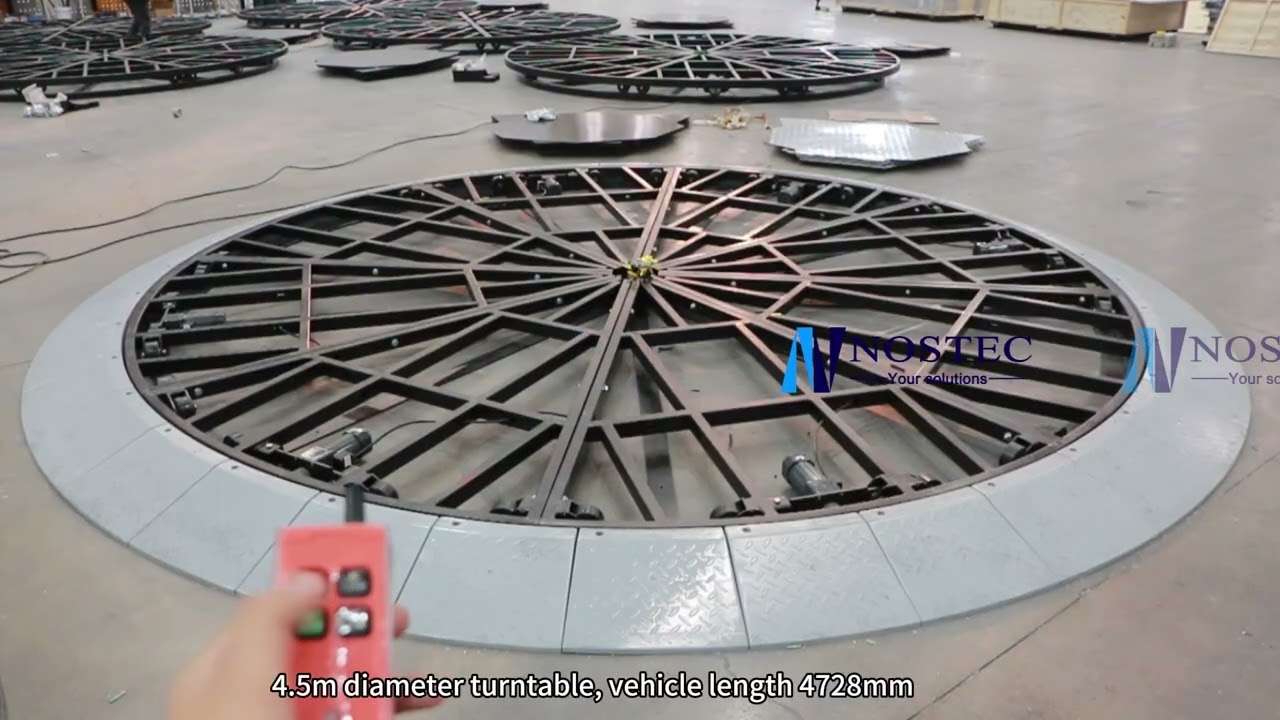 Best price 4.5m car parking turntable for dirveway