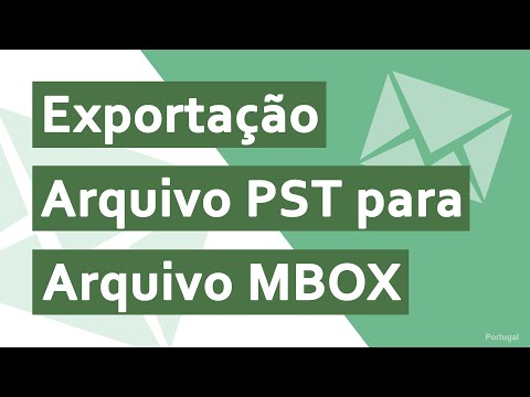 Como posso exportar PST para MBOX sem perder conteúdo?