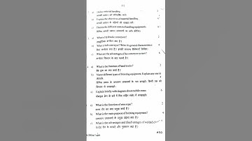 RGPV Diploma pyq Material Handling System  S/2024 #mechanical  #rgpvdiploma #mppolytechnic