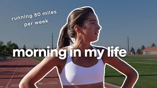 A WORKOUT DAY as a 5k/10k runner in fall training + strength routine