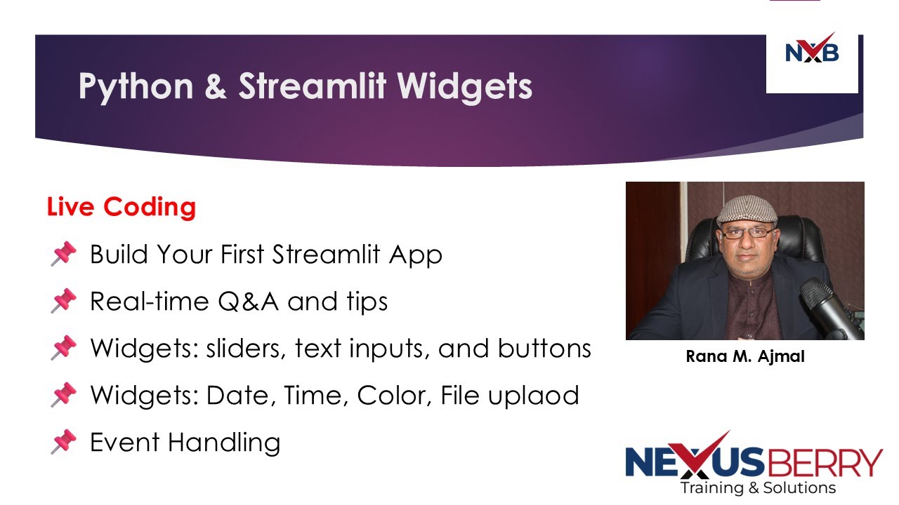 Streamlit Tutorial for Beginners | Build Interactive Web Apps with Python | Full Course (Hands-On)